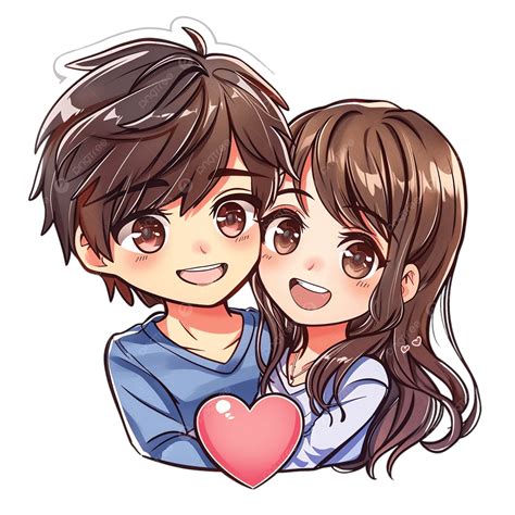 pasangan anime chibi yang lucu dan menggemaskan