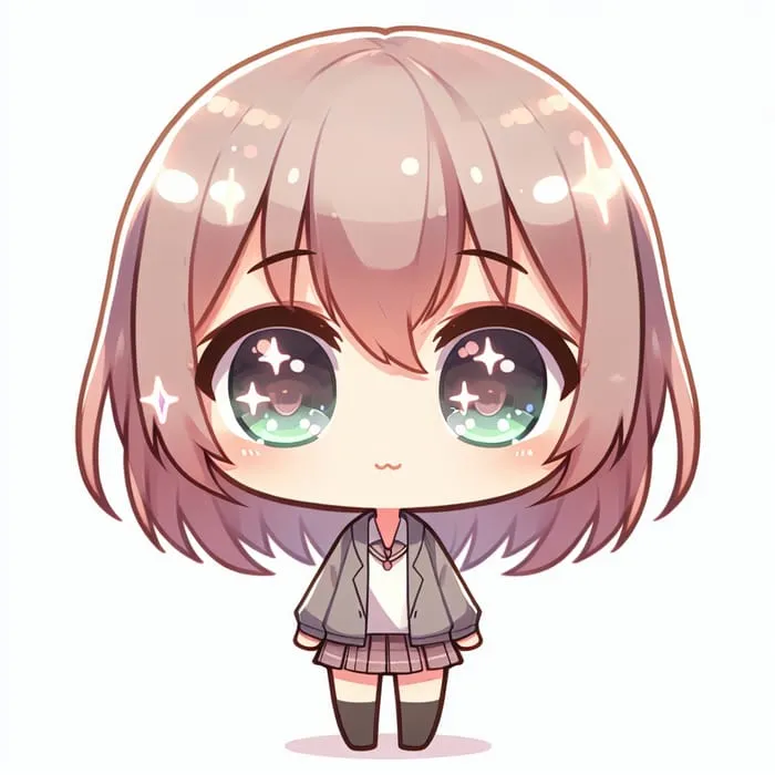 Zilong chibi berlari dengan ekspresi ceria