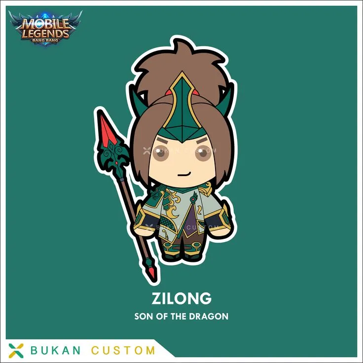 Zilong chibi di tengah hutan bambu