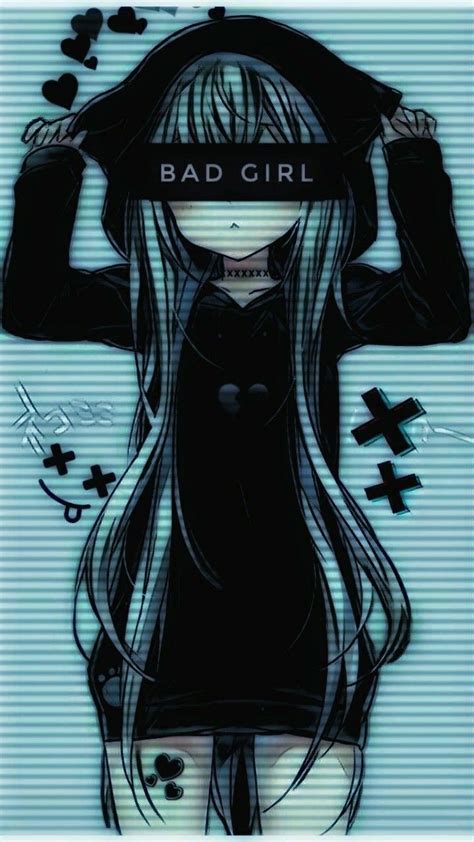 gadis anime dengan tatapan nakal dan ekspresi ceria