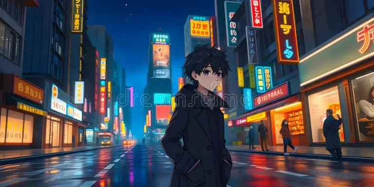 Couple Anime Pakai Masker Keren Untuk Wallpaper HP