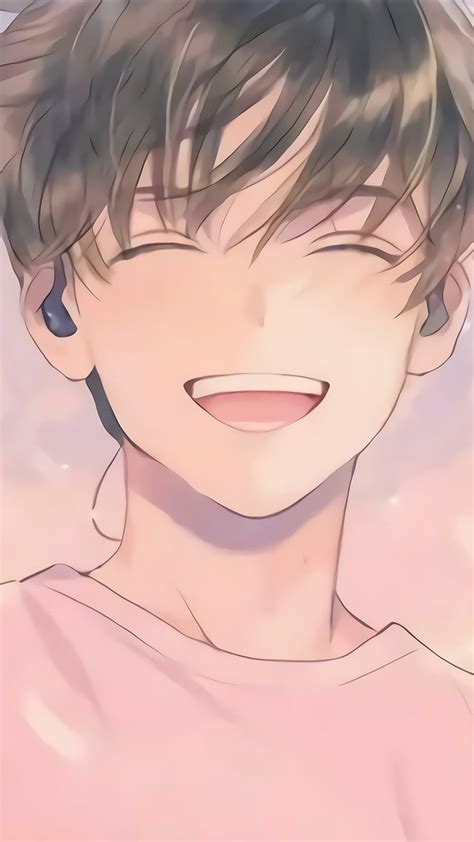 Karakter anime pria dengan penampilan imut dan ramah