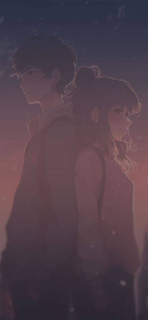 Foto Anime Couple Pasangan Terpisah Aesthetic