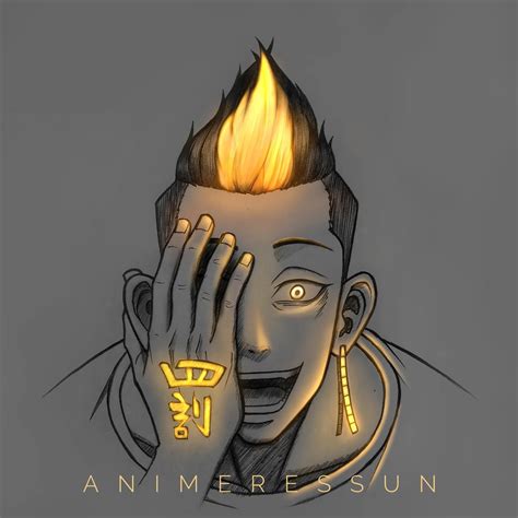 Ilustrasi digital Shuji Hanma yang artistik