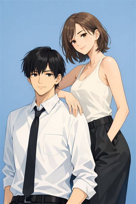 Desain minimalis anime couple terpisah supreme