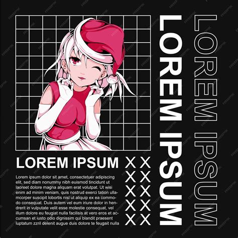 Ilustrasi anime couple terpisah gaya supreme