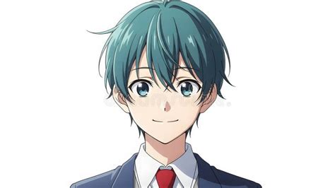 Gambar anime cowok keren dengan latar belakang minimalis