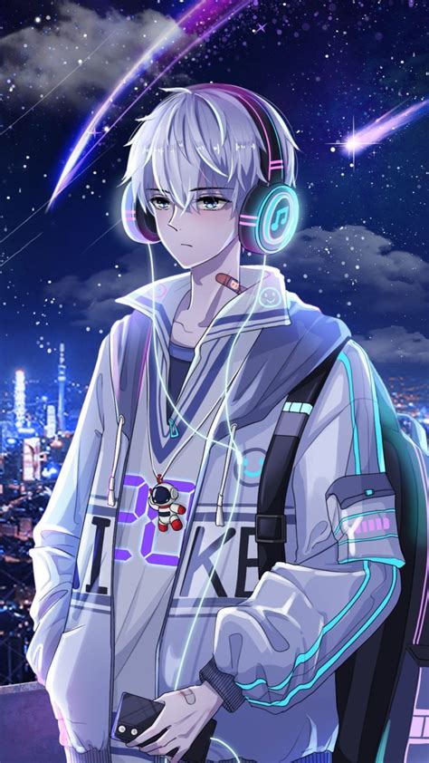karakter anime cowok keren di tengah salju