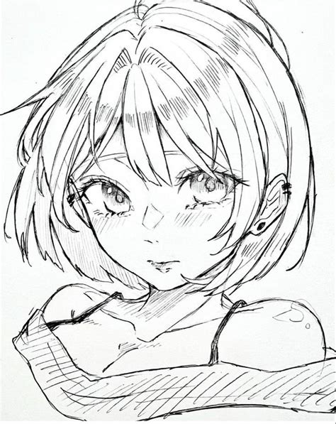karakter anime perempuan dengan gaya rambut bob pendek