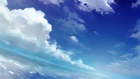 pemandangan anime minimalis untuk wallpaper