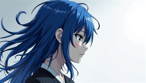 karakter anime dengan mata besar dan bentuk rambut dasar