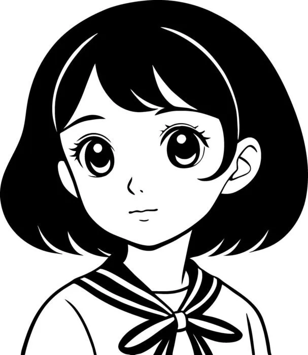 Gambar anime yang mudah ditiru untuk pemula kreatif