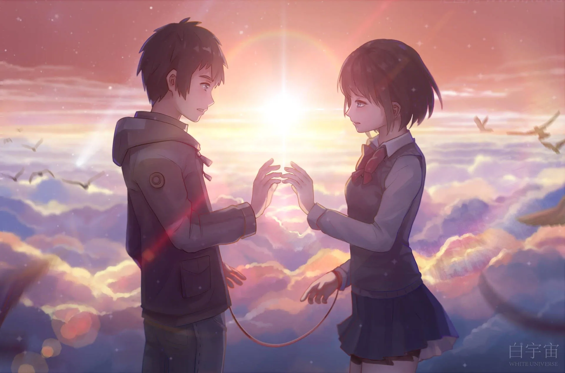 profile anime couple terpisah pinterest aesthetic ideas