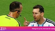 Messi kehilangan kesabaran terhadap wasit.