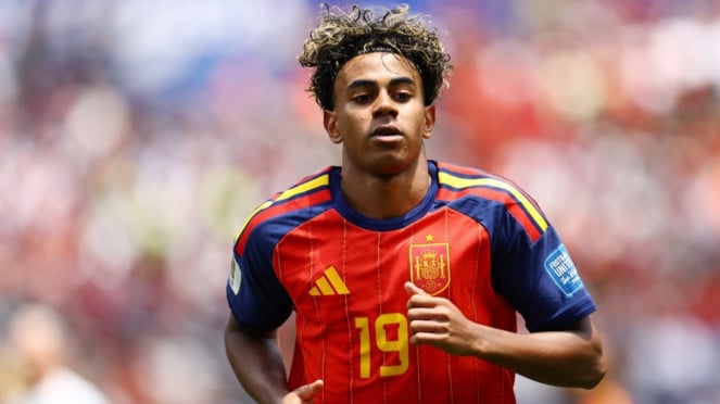 Lamine Yamal di Timnas Spanyol Lamine Yamal di Timnas Spanyol