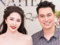 Aktor Viet Anh secara terbuka mengungkapkan kasih sayangnya dan berbagi momen bahagia dengan Quynh Nga.