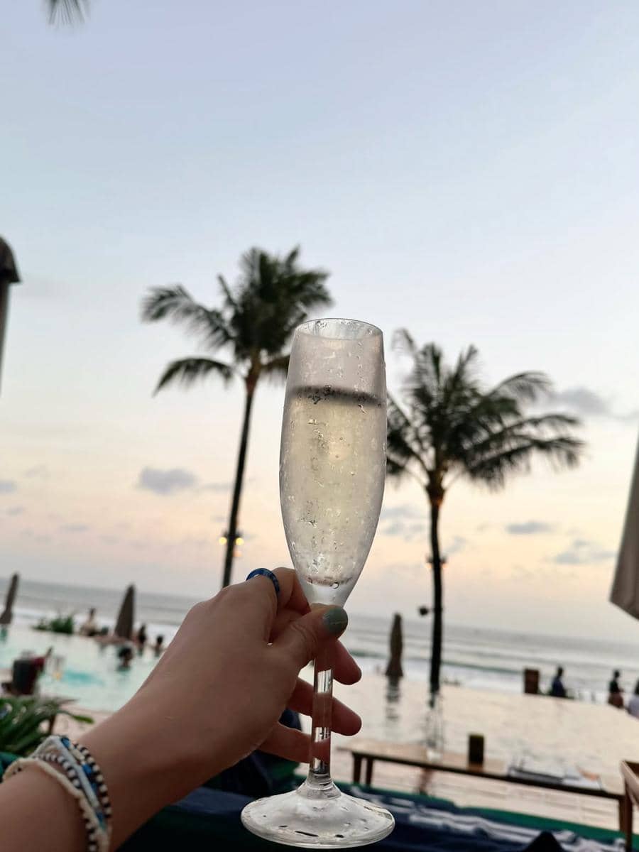 potret Kim Ga Eun di Bali
