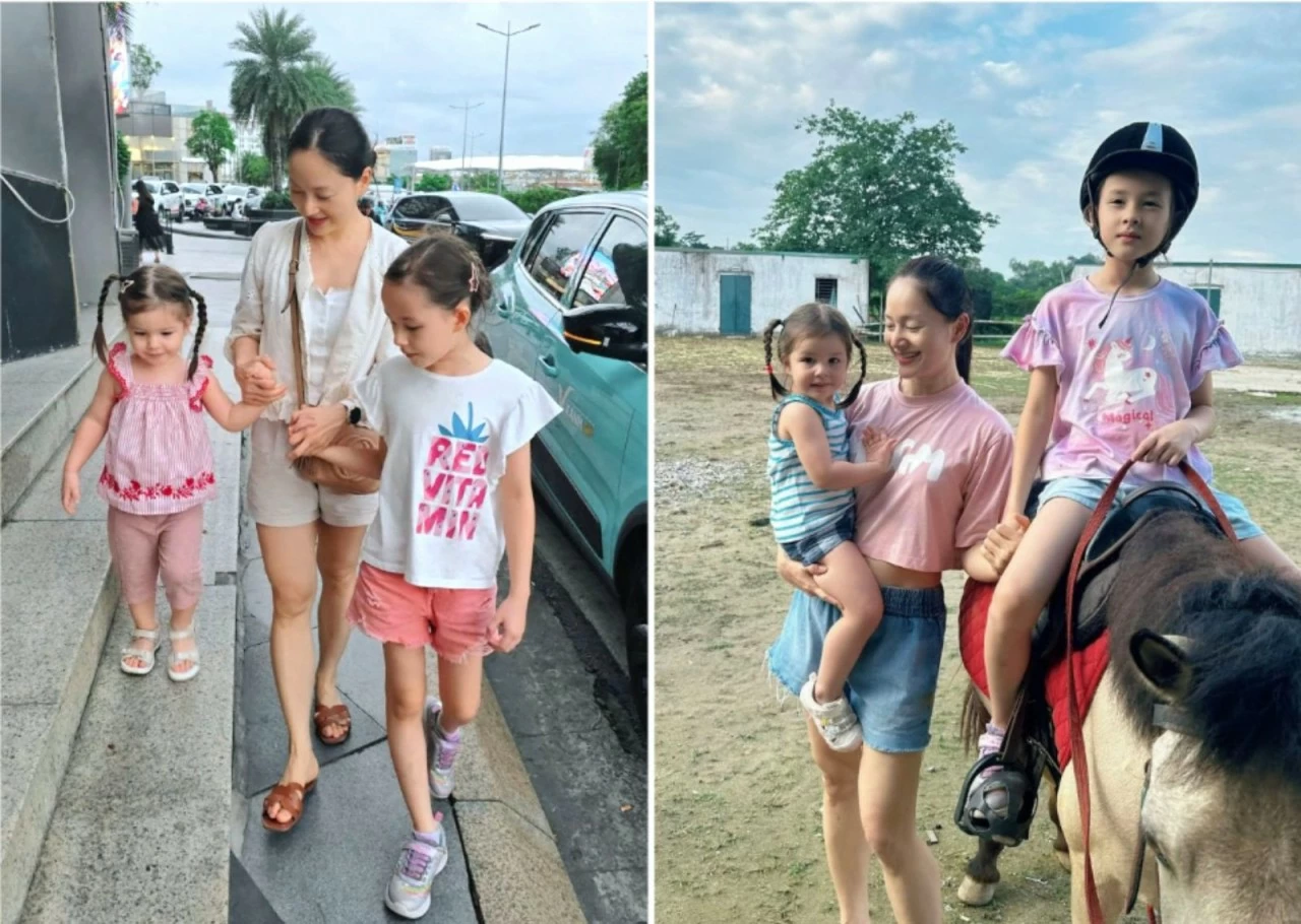 Prioritas utama Lan Phuong adalah membesarkan dan mengembangkan kedua anaknya. (Sumber: Vietnamnet) Sự trưởng thành của 2 con là điều Lan Phương quan tâm hàng đầu. (Nguồn: Vietnamnet)