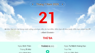 Kalender lunar 21 Juli - Lihat kalender lunar untuk tanggal 21 Juli