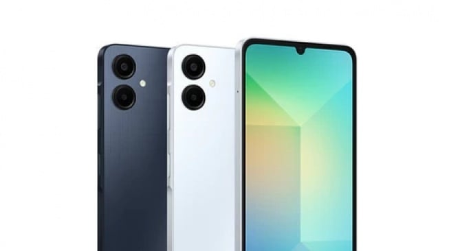 Samsung Galaxy A06 4/128GB, rekomendasi HP murah mulai Rp1 jutaan yang patut untuk menjadi pertimbangan (Shopee/Samsung Official Store)