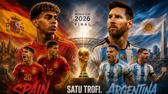 Ilustrasi Spanyol dan Argentina (Doc. ChatGPT)