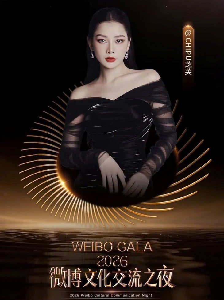 Chi Pu adalah satu-satunya artis Vietnam yang menghadiri Weibo Gala 2026 - Foto 2.