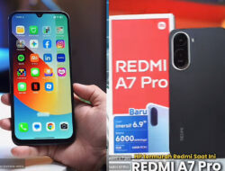 Handphone Termurah Redmi A7 Pro, Layar Lebar, Desain Back Cover Cakep di Kelas 1 Jutaan