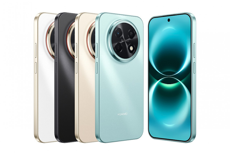 Huawei Enjoy 90 Pro Max hadir dalam pilihan warna Flying Blue, Dawn Gold, Snowy White, dan Obsidian Black.
