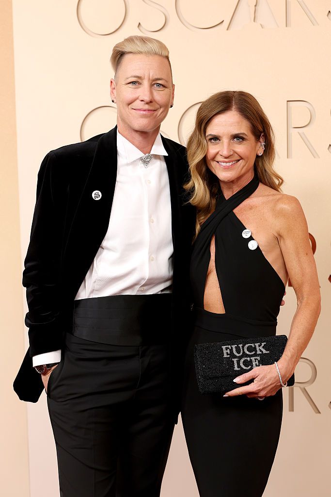 2266687714 HOLLYWOOD, CALIFORNIA - MARCH 15: (L-R) Abby Wambach and Glennon Doyle attend the 98th Oscars at Dolby Theatre on March 15, 2026 in Hollywood, California. (Photo by Frazer Harrison/WireImage)
